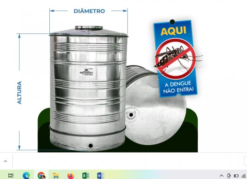 Caixa d água inox comprar