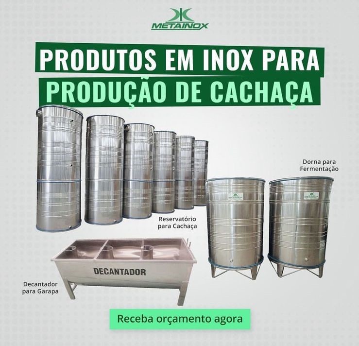 Equipamento para produção de cachaça