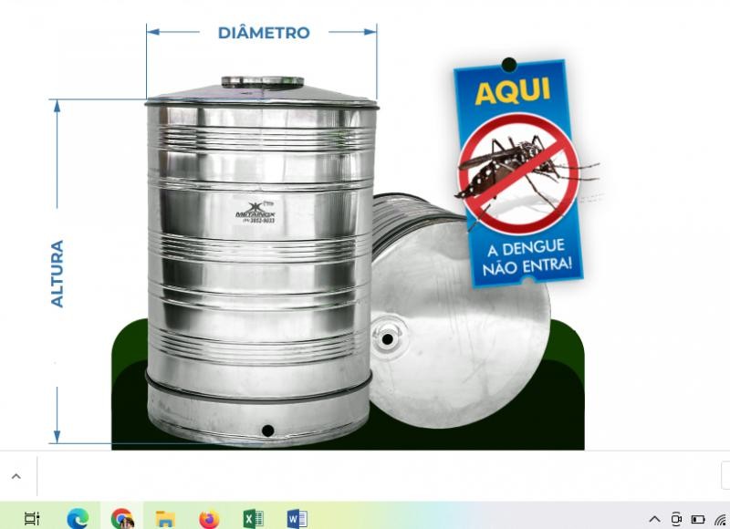 Caixa d água inox comprar