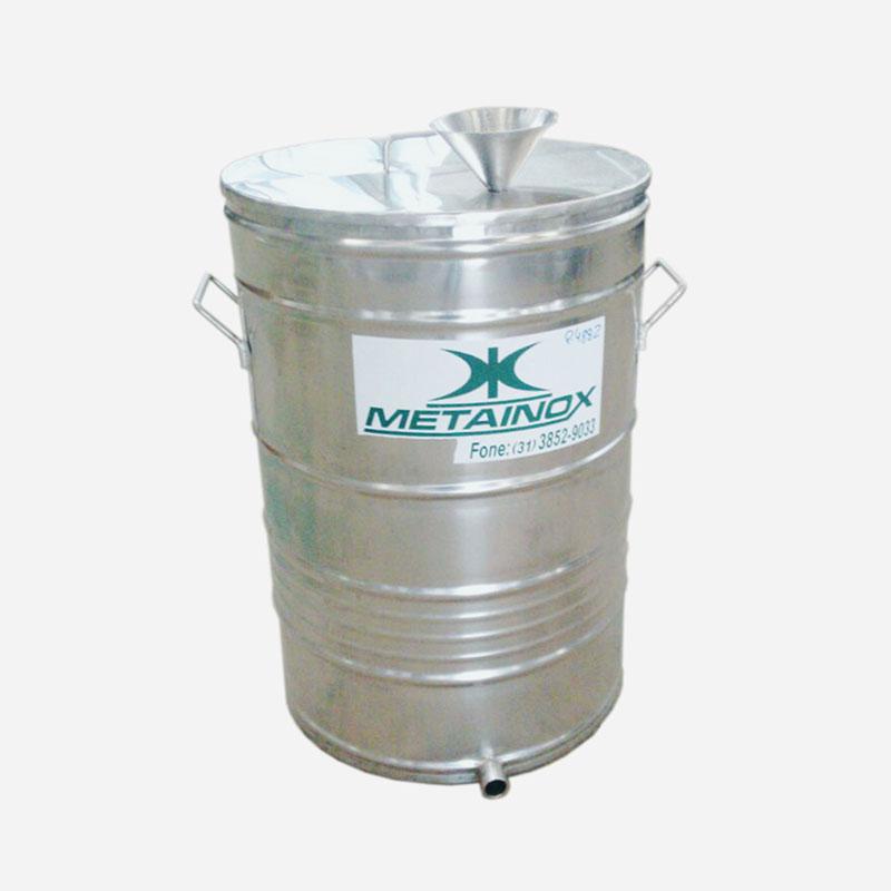Caixa de Recepção Inox para Cachaça
