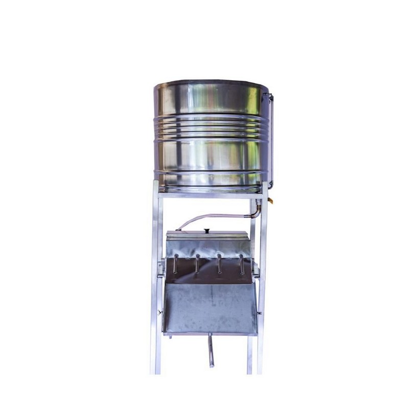 Envasadora Inox 4 Bicos para Cachaça e Bebidas c/ Tanque Pulmão