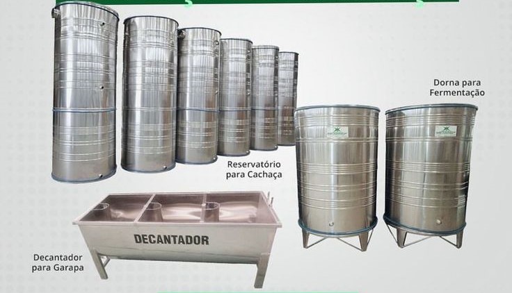 Equipamentos Inox para Produção de Cachaça